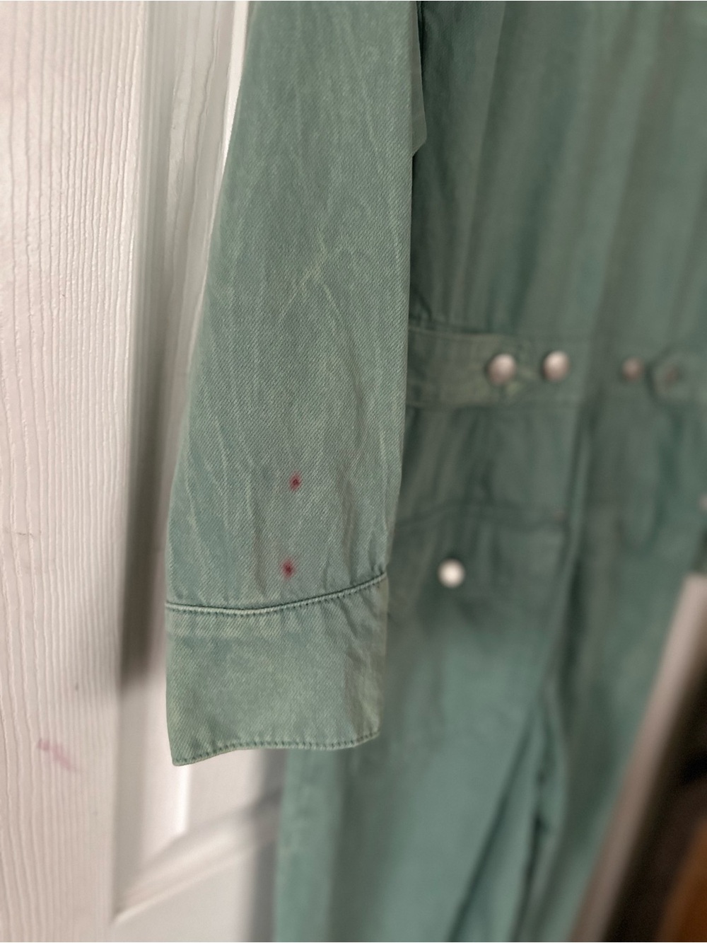 We The Free Green Utility Jumpsuit - Picture 3 of 10